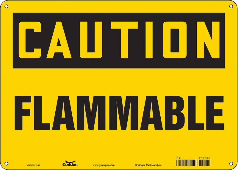 Safety Sign 10 inx14 in Polyethylene MPN:478F28