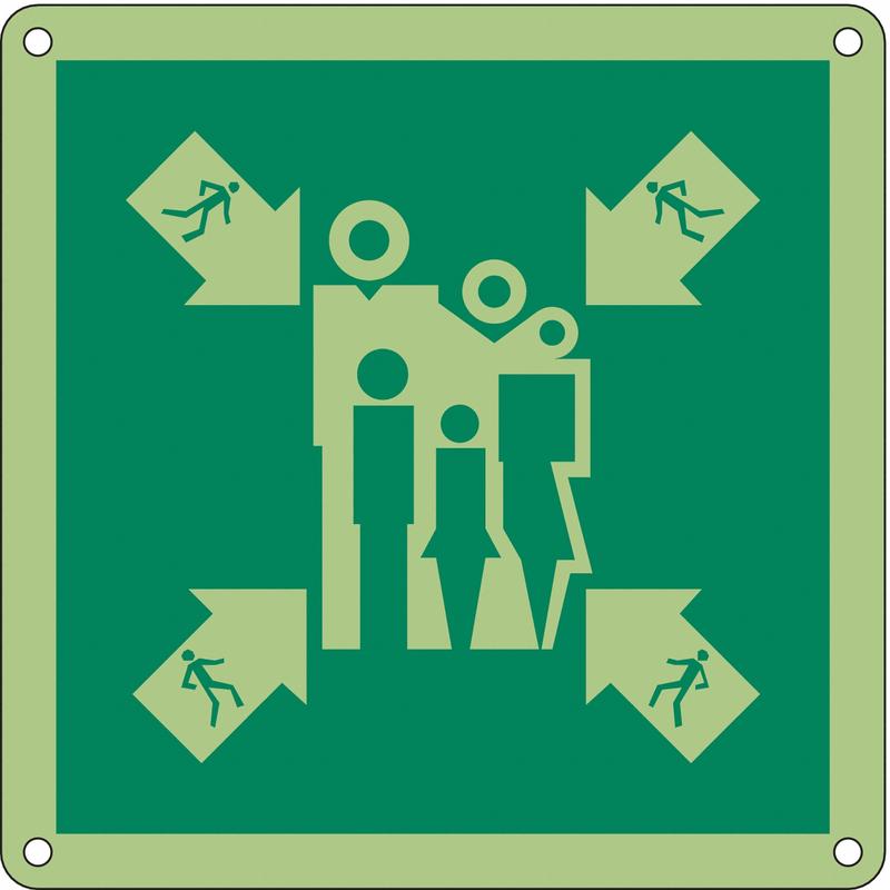 IMO Safety Sign 6inx6in Polycarbonate MPN:486F75