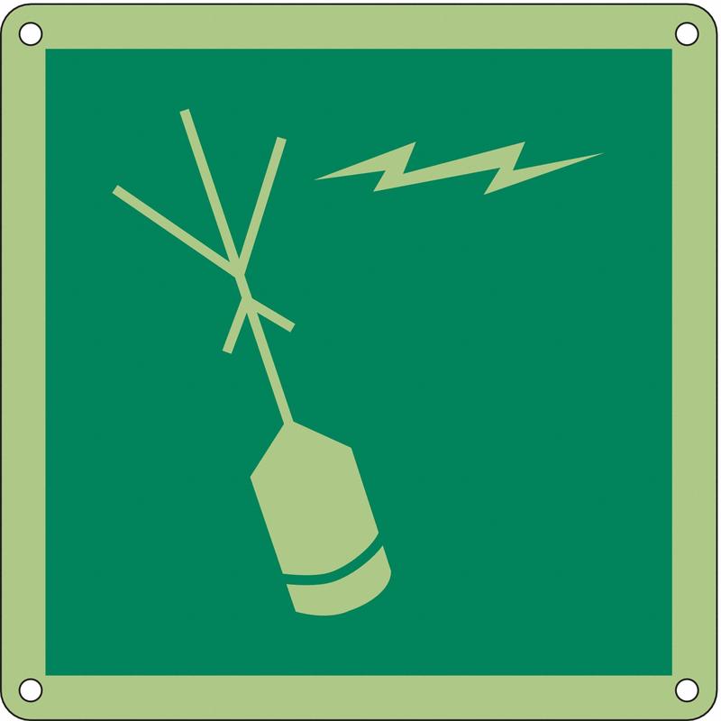 IMO Safety Sign 6inx6in Polycarbonate MPN:486F85