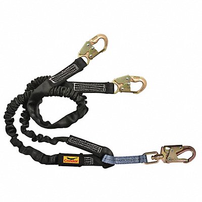 Shock-Absorbing Lanyard Black MPN:45J291