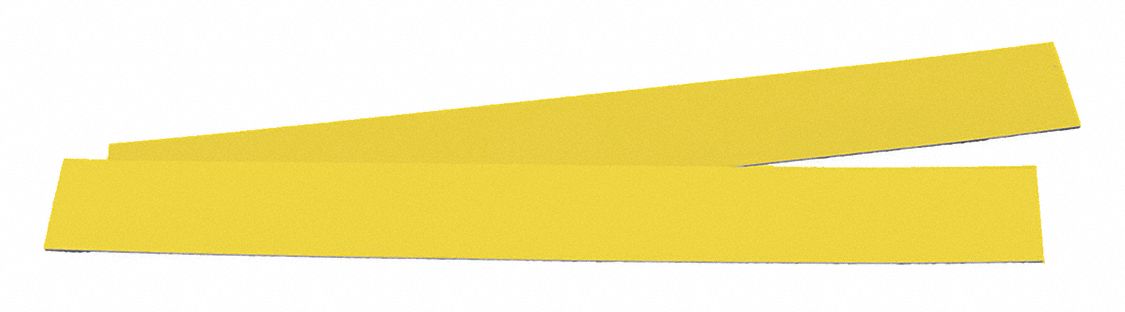 Magnetic Strip Yellow Vinyl 1 in H PK5 MPN:487C75