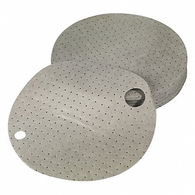 Drum Top Pad Chem/Hazmat Gray PK25 MPN:35ZR02