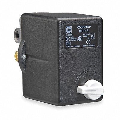 Pressure Switch 100/125 psi Stndard 3PST MPN:31GG3EGX