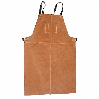 Welding Bib Apron Leather 36 x 24 In MPN:5T179