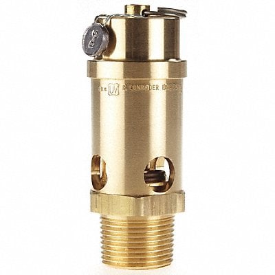 Safety Valve Soft Seat 1In 50 PSI Brass MPN:SRV765-1-050