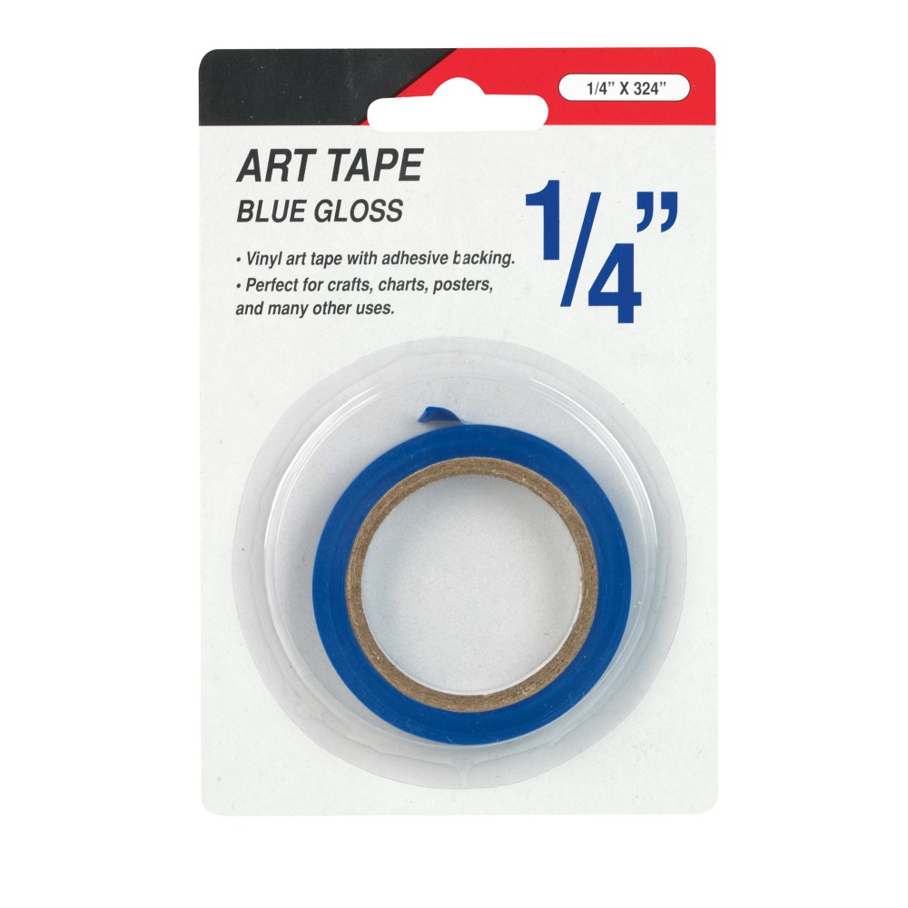 Cosco Art Tape, 1/4in x 324in, Gloss Blue (Min Order Qty 61) MPN:98076