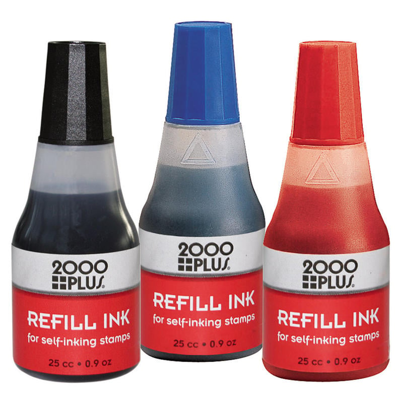 2000 PLUS Self-Inking Stamp Refill Ink, 1 Oz, Blue (Min Order Qty 13) MPN:32961