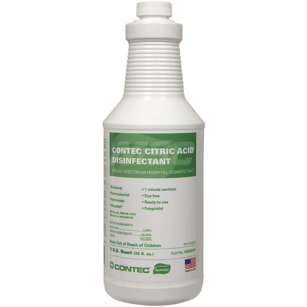 All-Purpose Cleaner: 32 gal Trigger Spray Bottle, Disinfectant MPN:CAD3212