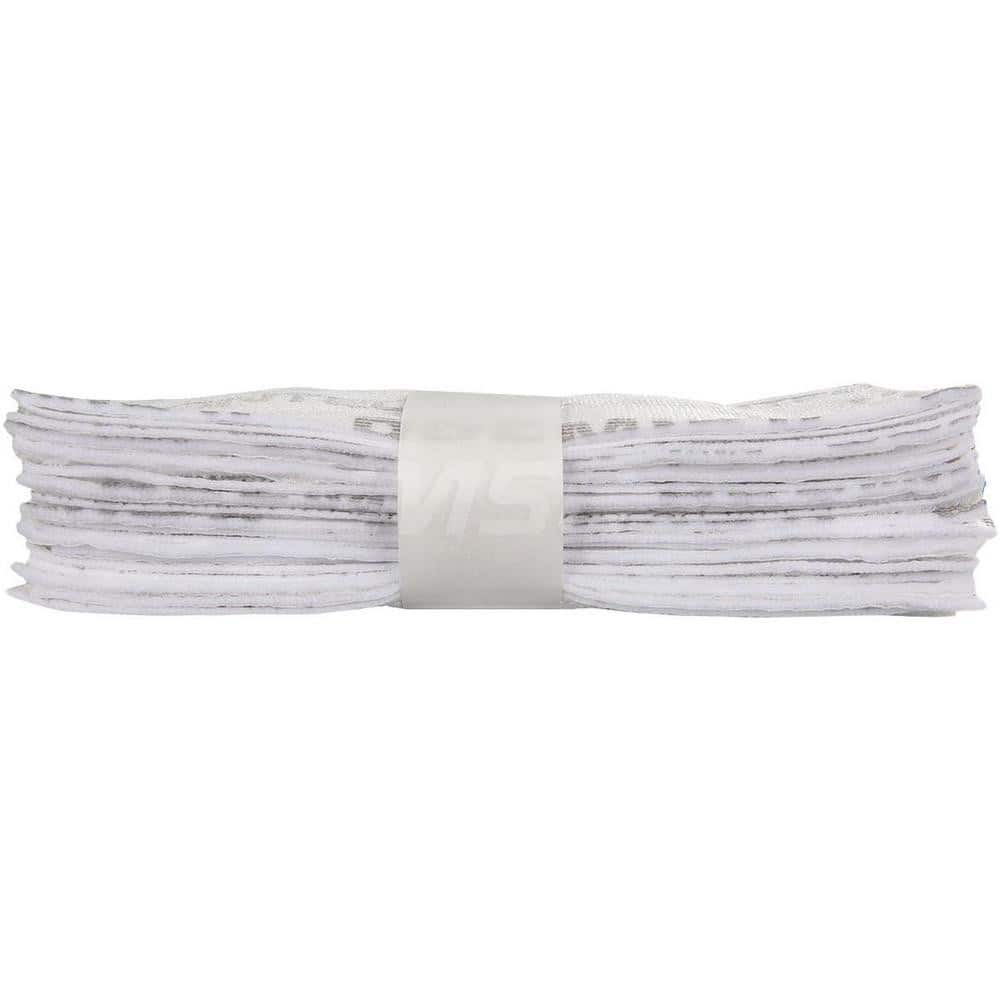 Wet Mop Pad: Hook & Loop, White & Gray Mop, Microfiber MPN:PRMM0002