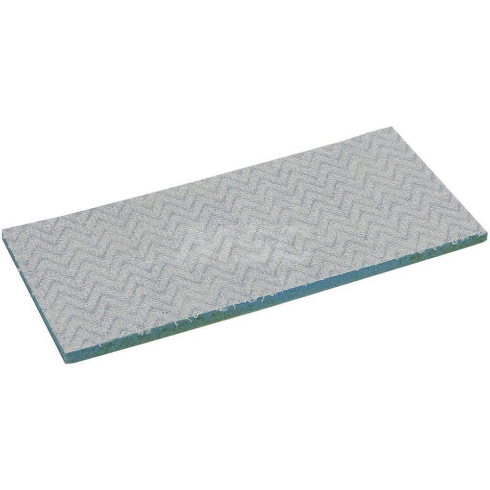 Wet Mop Pad: Hook & Loop, White & Blue Mop, Microfiber & Foam MPN:PRMM3002