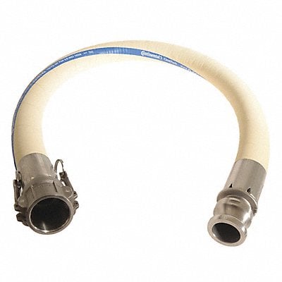 Food Grade Hose 3/4 ID x 8 ft White MPN:FTH075-08CE-G