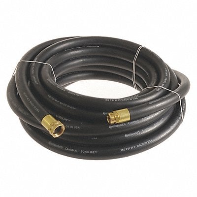 Garden Hose 1 ID x 100 ft Black MPN:CWH100-100MF-G