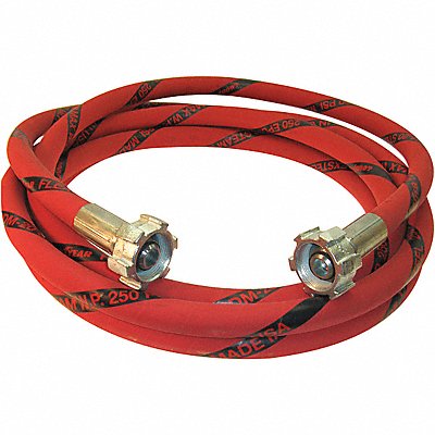 Steam Hose 3/4 ID x 50 ft L Red MPN:53907612405098