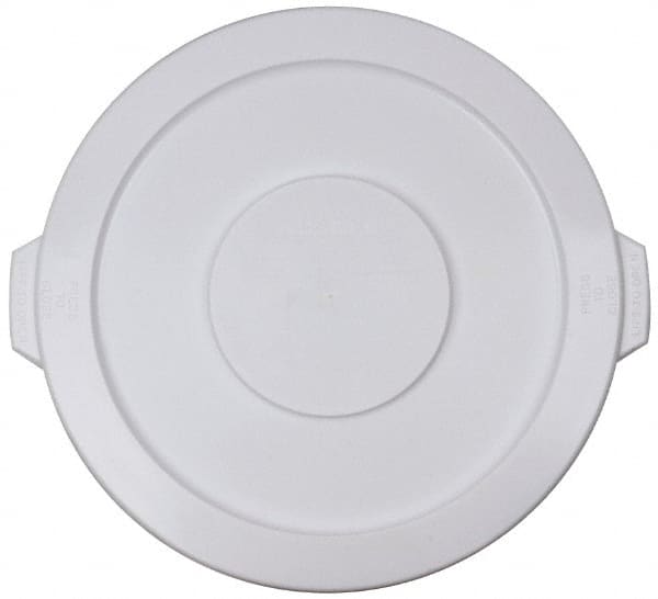 Flat Lid: Round, For 20 gal Trash Can MPN:2001WH