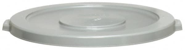 Flat Lid: Round, For 44 gal Trash Can MPN:4445GY