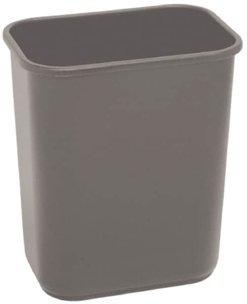 28 Qt Rectangle Gray Trash Can MPN:2818GY