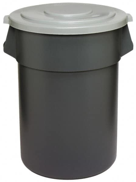55 Gal Round Gray Trash Can MPN:5500GY