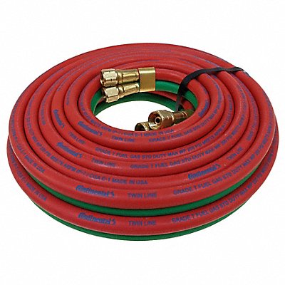 Twin Line Welding Hose 3/8 50 ft. MPN:TWT-06-050BB