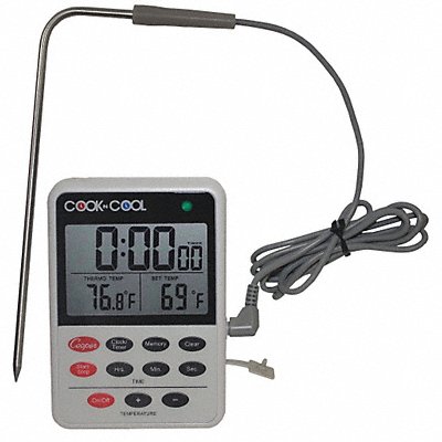 Digital Thermometer LCD Immersion Probe MPN:DTT361-01