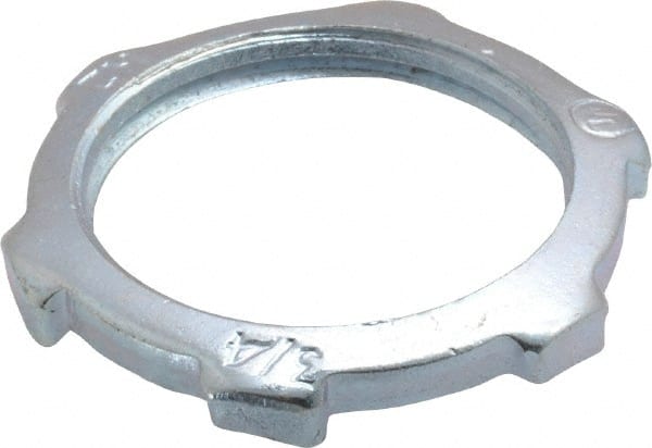 Conduit Locknut: For Rigid & Intermediate (IMC), Steel, 3/4