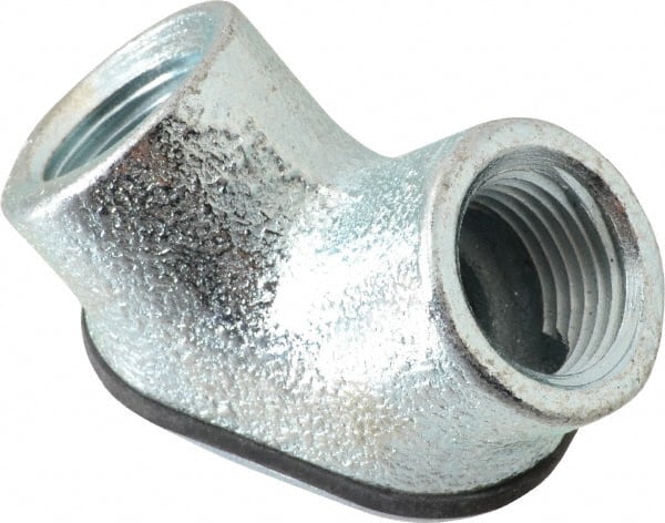 Conduit Elbow: For Rigid & Intermediate (IMC), Malleable Iron, 1/2