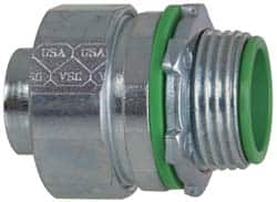 Conduit Connector: For Liquid-Tight, Steel, 1