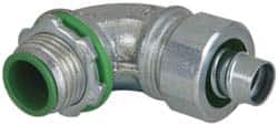 Conduit Connector: For Liquid-Tight, Malleable Iron, 3/8