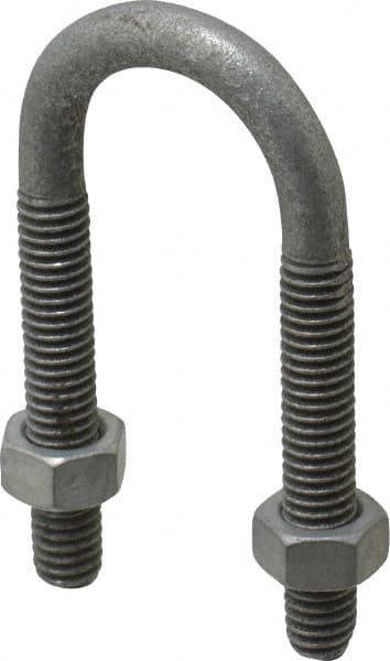 U-Bolt: 5/16-8, for 1/2