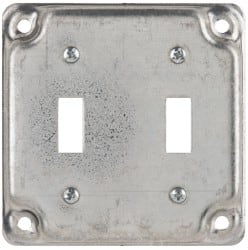 Square Surface Electrical Box Cover: Steel MPN:TP508