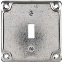 Square Surface Electrical Box Cover: Steel MPN:TP512