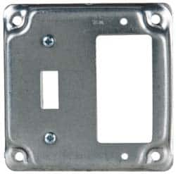 Square Surface Electrical Box Cover: Steel MPN:TP515