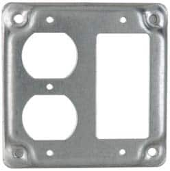 Square Surface Electrical Box Cover: Steel MPN:TP517