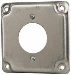 Square Surface Electrical Box Cover: Steel MPN:TP519