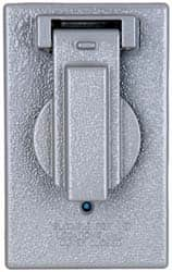 Weather Proof Electrical Box Cover: Aluminum MPN:TP7202