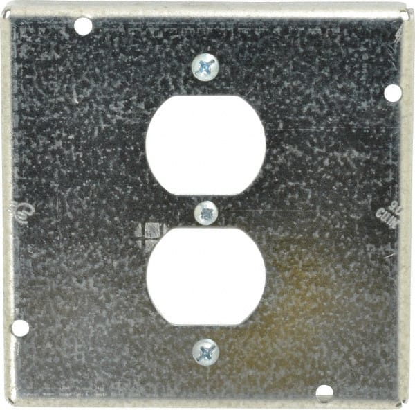 Square Surface Electrical Box Cover: Steel MPN:TP722