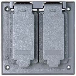 Weather Proof Electrical Box Cover: Aluminum MPN:TP7224