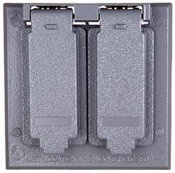 Weather Proof Electrical Box Cover: Aluminum MPN:TP7228