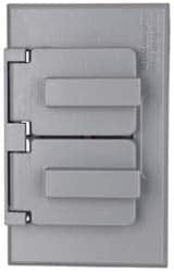 Weather Proof Electrical Box Cover: Aluminum MPN:TP7233