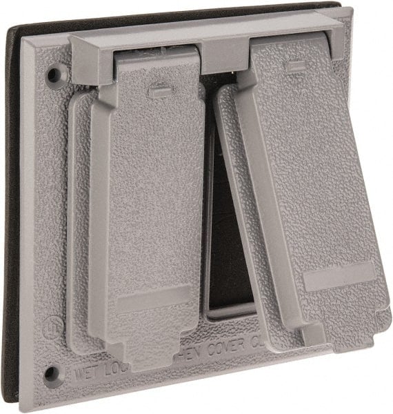 Weather Proof Electrical Box Cover: Aluminum MPN:TP7252