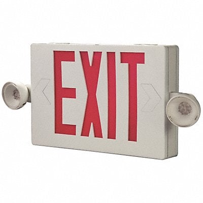 Exit Sign w/Emergency Lights 2W Grn MPN:APC7G