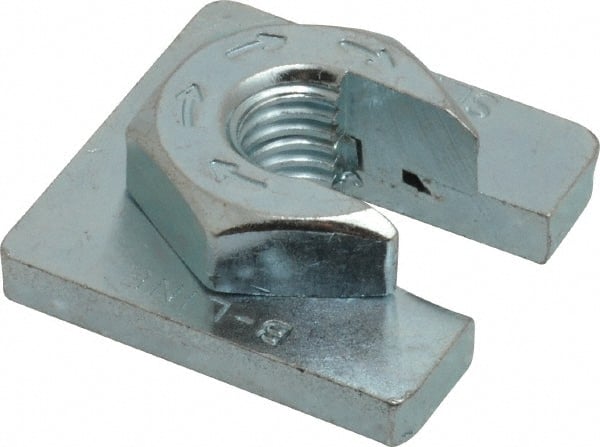 Strut Channel Slip On Square Washer/Lock Nut: Use with Cooper B-Line - Channel/Strut (All Sizes Except B62 & B72), 1/2-13