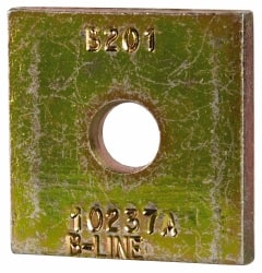 Strut Channel Square Washer: Use with Cooper B-Line - Metal Framing Channels, 3/8