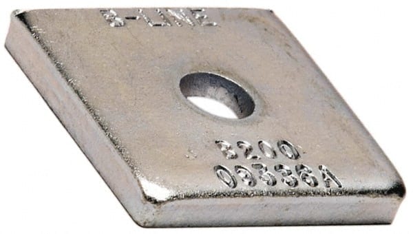 Strut Channel Square Washer: Use with Cooper B-Line - Channel/Strut (All Sizes Except B62 & B72), 3/8