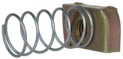 Strut Channel Spring Strut Nut: Use with B24, B26 & B32 Channel/Strut & Cooper B-Line - B22, 3/8-16