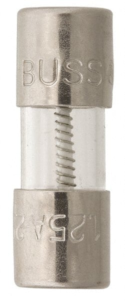 Cartridge Time Delay Fuse: 1 A, 15 mm OAL, 5 mm Dia MPN:BK/C519-1-R