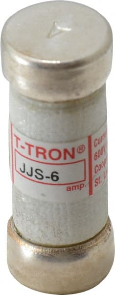 Cartridge Fast-Acting Fuse: T, 6 A, 14.3 mm Dia MPN:JJS-6