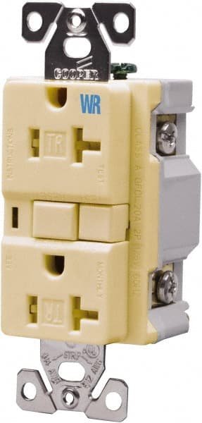 1 Phase, 5-20R NEMA, 125 VAC, 20 Amp, Self Grounding, GFCI Receptacle MPN:TRSGFNL20V