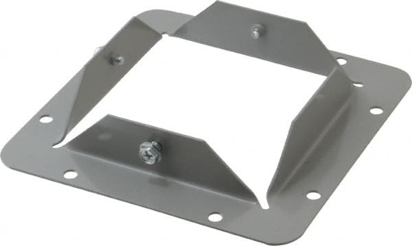 4 Inch Wide x 4 Inch High, Rectangular Raceway Flange MPN:11785123