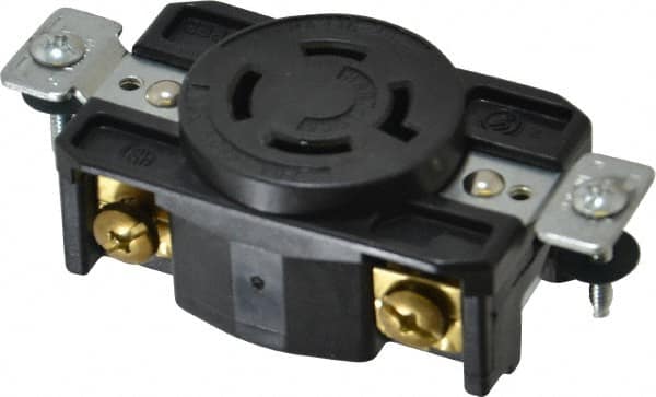 480 VAC, 20 Amp, L16-20R NEMA, Self Grounding Receptacle MPN:CWL1620R