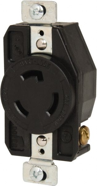 250 VAC, 20 Amp, L6-20R NEMA, Self Grounding Receptacle MPN:CWL620R